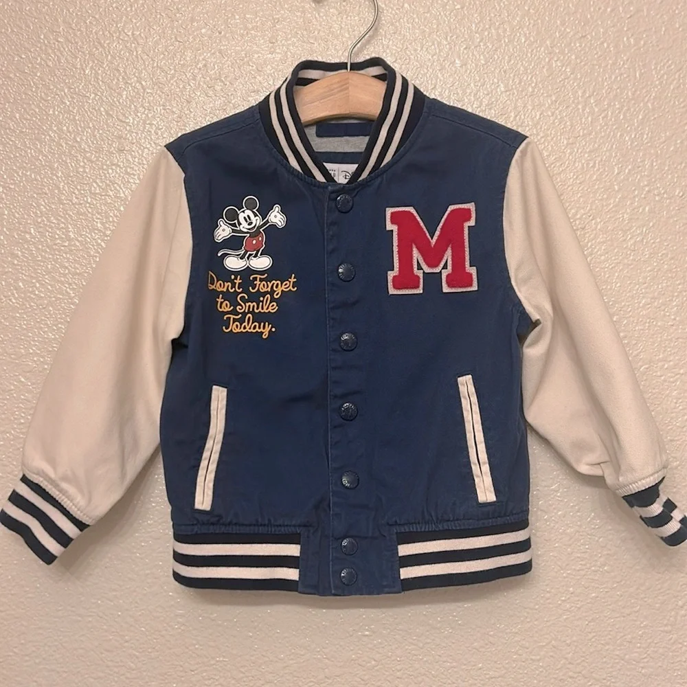 Gap x Disney Mickey Mouse Varsity Jacket